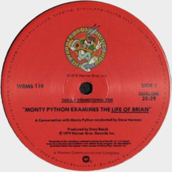Monty Python Examines The Life Of Brian - Side one